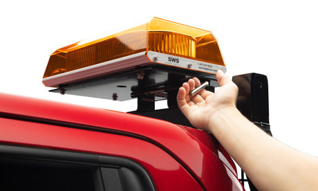 BackRack Light Bracket 16in x 7in Base Center Mount Folding 91002RECF