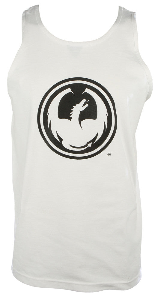 DRAGON Icon Staple Line Tank White M 25122MED.100