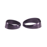 Autometer or Autogage 2-1/16in Black Angle Rings -- 3 Pack 2234