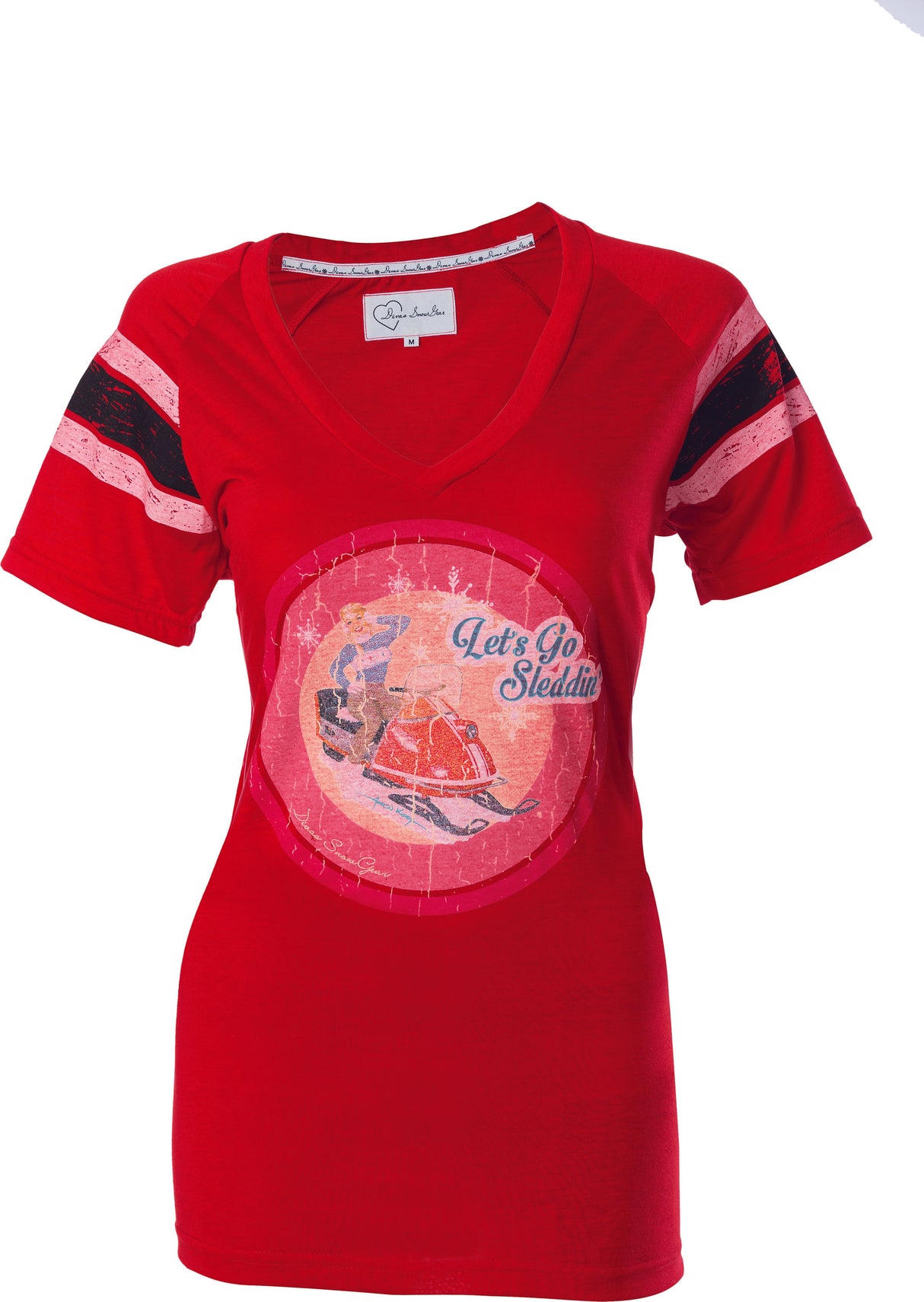 DSG Ride Strong Tee Red L 97445