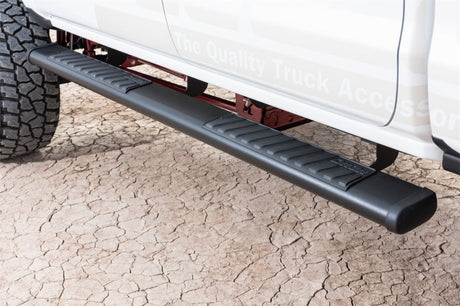Deezee 99-23 Chevrolet/GMC/Dodge/Ford  Full Size Truck Tubes - 6In Oval - Black Steel (RegCab) DZ 16101