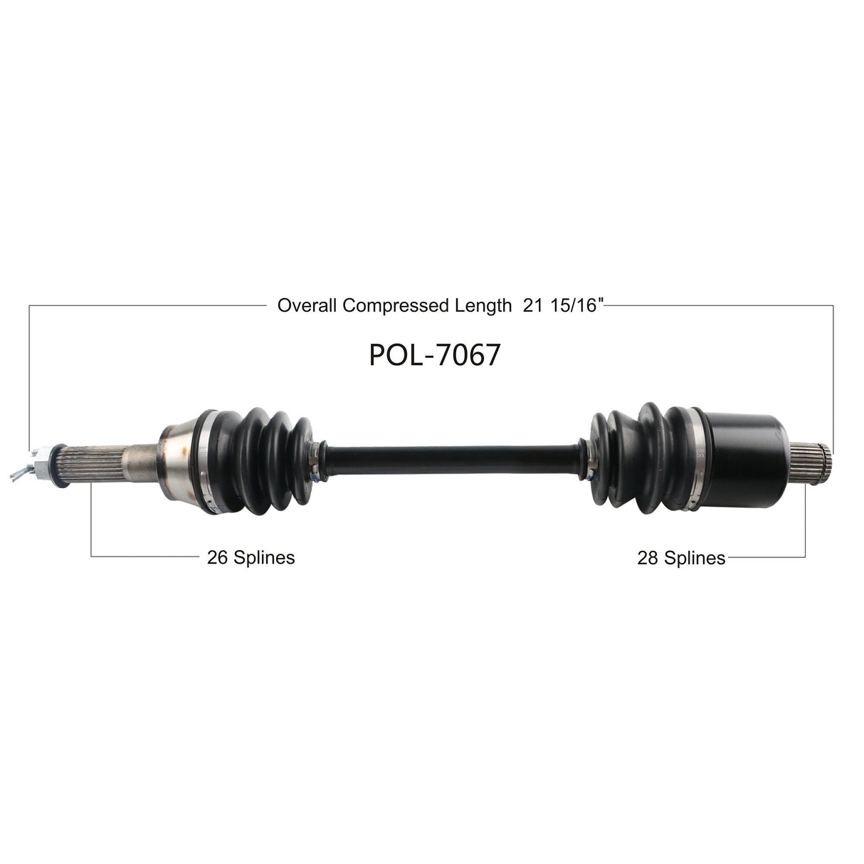OPEN TRAILOe 2.0 Axle RearPOL-7067
