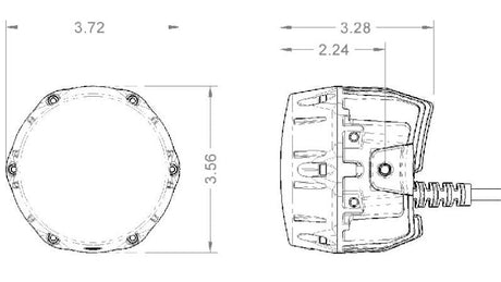 ARB NACHO Quatro Spot 4in. Offroad LED Light - Pair PM431