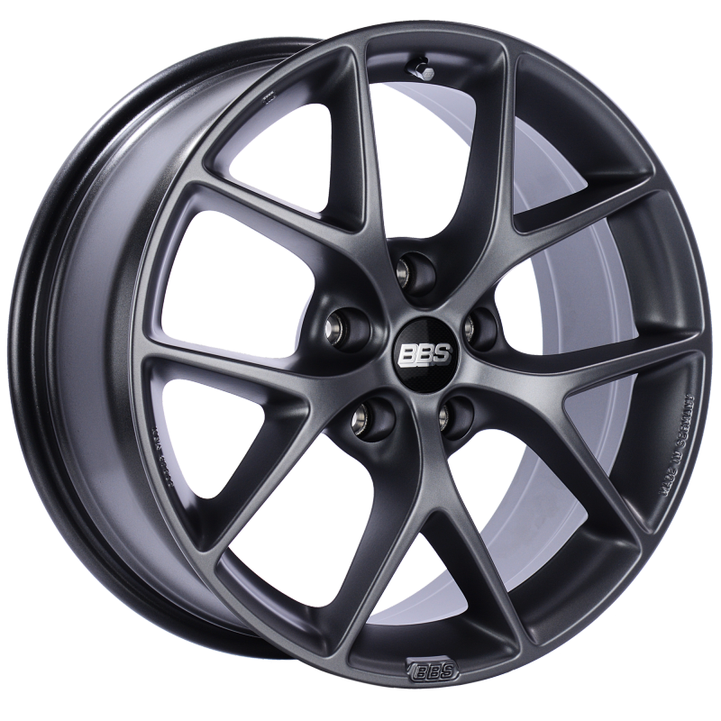 BBS SR 18x8 5x112 ET35 Satin Grey Wheel -82mm PFS/Clip Required SR014SG