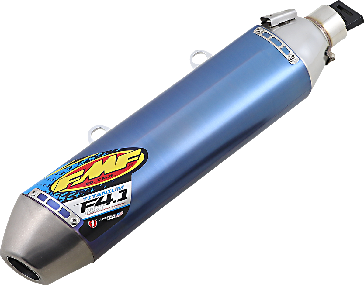 FMF Factory 4.1 RCT Muffler - Anodized Titanium 045596 1821-1721