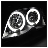 Spyder BMW E46 3-Series 02-05 4DR Projector Headlights 1PC LED Halo Blk PRO-YD-BMWE4602-4D-AM-BK 5042415
