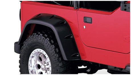 Bushwacker 97-06 Jeep TJ Max Pocket Style Flares 4pc - Black 10908-07