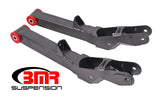 BMR 10-15 5th Gen Camaro Rear Lower Control Arms Non-Adj. (Polyurethane) - Black Hammertone TCA028H