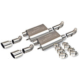 BBK Vari-Tune Axle Back Exhaust Kit 2 Adjustable Performance Mufflers 2-3/4 Pipe 4 in. Tips 41065