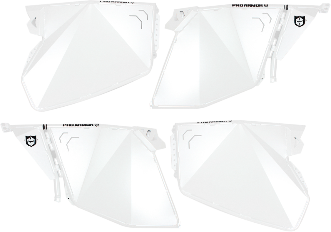PRO ARMOR Traditional Half Doors White Pearl Pol P144D000WP