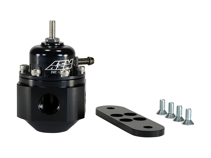 AEM Universal Black Adjustable Fuel Pressure Regulator 25-302BK