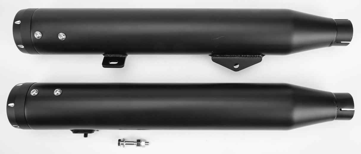 FREEDOM 3 1/4" Signature Slip-On Black W/Black Tip Dyna HD00369