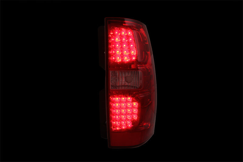 ANZO 2007-2013 Chevrolet Avalanche LED Taillights Red/Clear 311143