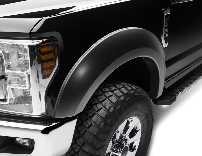 Bushwacker 17-18 Ford F-250 Super Duty Extend-A-Fender Style Flares 2pc - Black 20087-02
