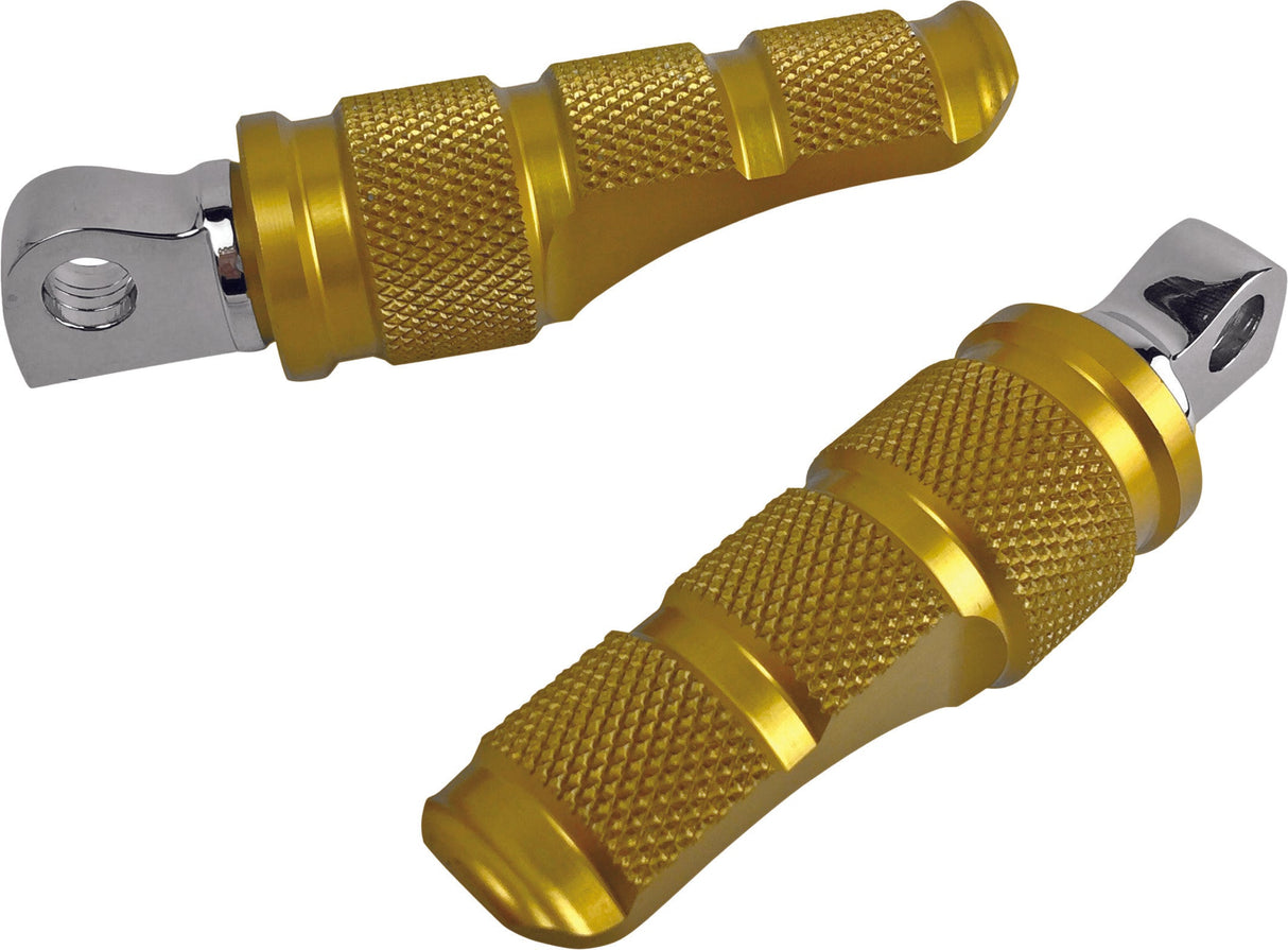 BRASS BALLS Knee Dragger Pegs Gold BB08-013