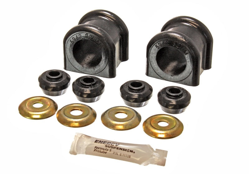 Energy Suspension 2006-08 Dodge Ram 1500/2500/3500 4WD 32mm Black Front Sway Bar Bushing Set 5.5174G
