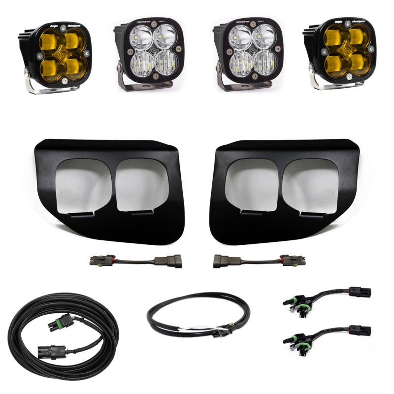 Baja Designs  Ford Super Duty (20-On) Fog Lights FPK Amber SAE/Pro DC Baja Designs w/Upfitter 447737UP