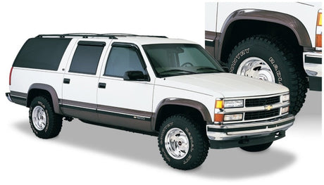 Bushwacker 88-99 Chevy C1500 Extend-A-Fender Style Flares 4pc - Black 40901-01