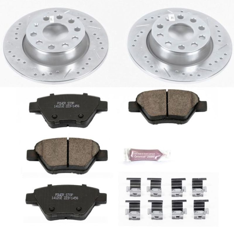 Power Stop 10-12 Audi A3 Rear Z23 Evolution Sport Brake Kit K5667