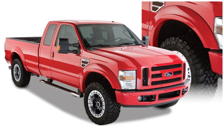 Bushwacker 08-10 Ford F-250 Super Duty Styleside OE Style Flares 4pc 81.0/96.0in Bed - Black 20918-02