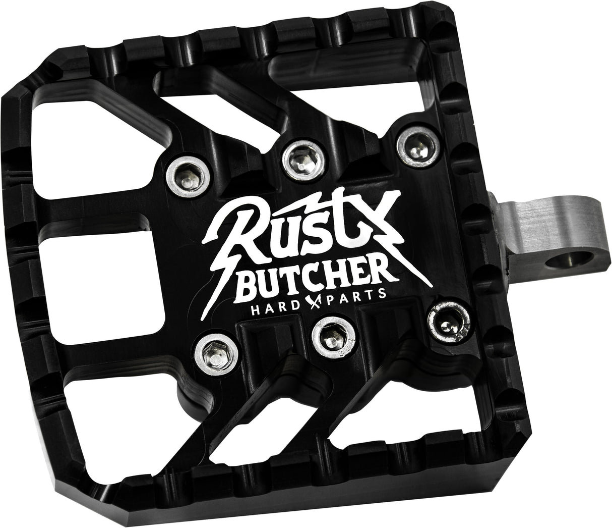RUSTY BUTCHER Heavy Duty Mini Floorboards Black Anodized RB-BFG-1