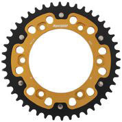 SUPERSPROX Rear Stealth Sprocket Alu/Stl 44t-525 Gld Ktm RST-899-44-GLD