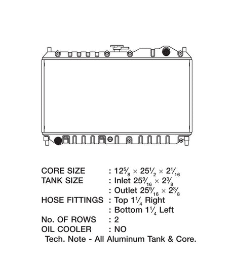 CSF 98-05 Mazda Miata Radiator 2863