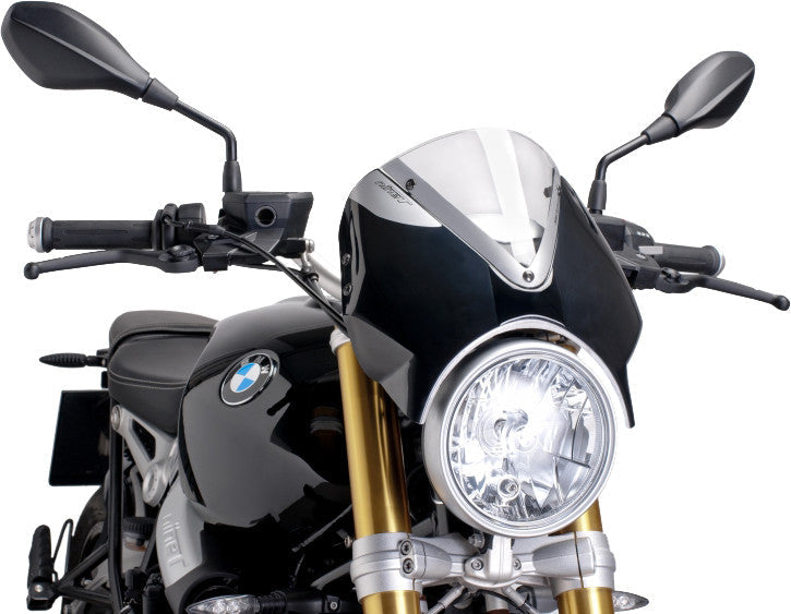 PUIG Windscreen Retrovision Black/Clear 7012W