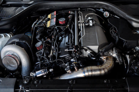 CSF Gen 2 B58 Race X Charge-Air-Cooler Manifold - Thermal Black Finish 8400B
