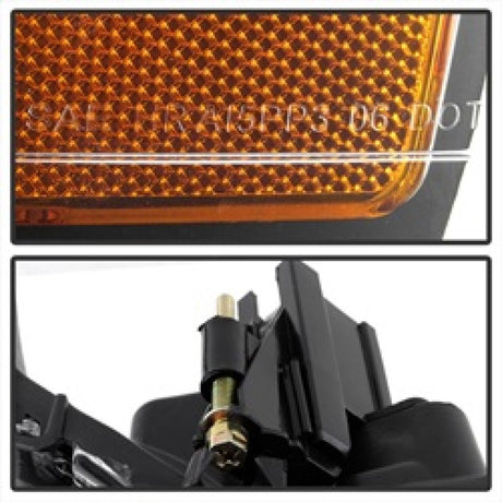 Xtune Dodge Ram 1500 02-05 Amber Crystal Headlights Black HD-JH-DR02-AM-BK 5014313