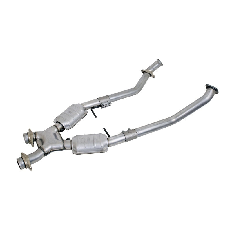 BBK 96-98 Mustang 4.6 GT High Flow X Pipe With Catalytic Converters - 2-1/2 1666