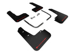 Rally Armor 2019+ Hyundai Veloster Turbo R-Spec UR Black Mud Flap w/ Red Logo MF58-UR-BLK/RD