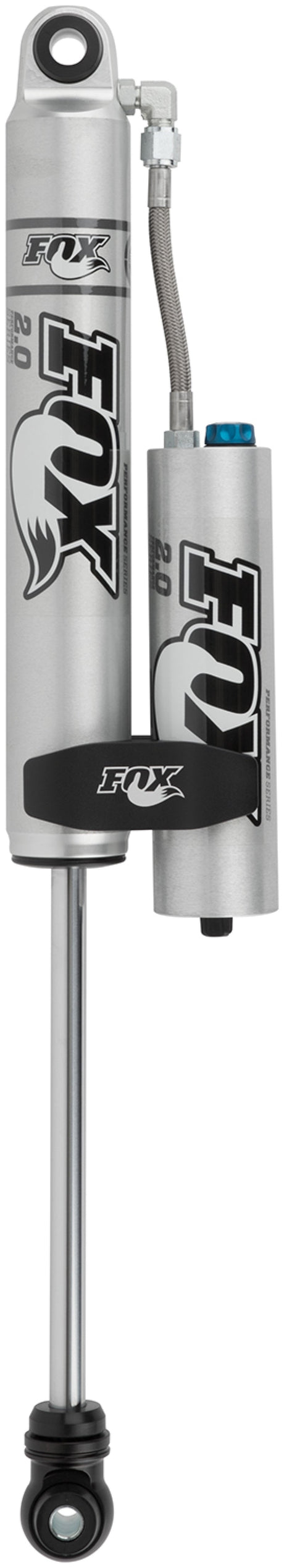 Fox 2.0 Factory Series 14.1in. Smooth Body Res. Shock w/CD Adj. / Std Travel / Eyelet Ends - Black 985-26-055