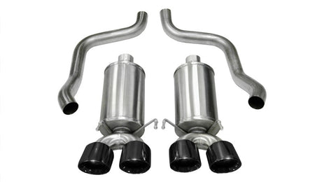 Corsa 05-08 Chevrolet Corvette C6 6.0L V8 Black Xtreme Axle-Back Exhaust 14469BLK