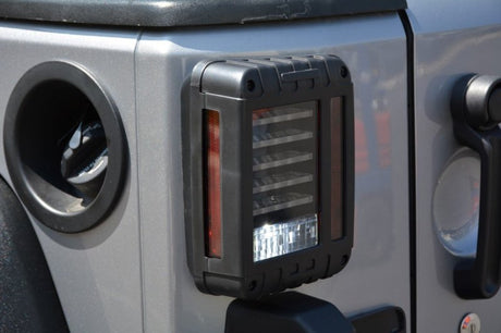 DV8 Offroad 07-18 Jeep Wrangler JK Octagon LED Tail Light TLJK-02