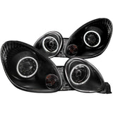 ANZO 1998-2005 Lexus Gs300 Projector Headlights w/ Halo Black 121144