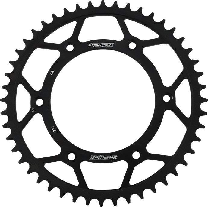 SUPERSPROX Rear Sprocket Steel 48t-520 Blk Hon RFE-210-48-BLK