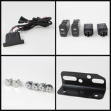 Spyder Toyota FJ Cruiser 07-14 Fog Lights With LED Daytime Running Lights w/swch Blk FL-DRL-TFJ07-BK 5075161