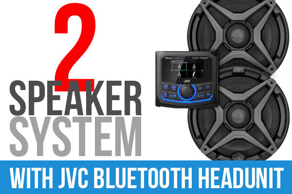 SSV WORKS 2 Speaker Plug And Play Kit With Jvc Mr1 Receiver RZ5-2A1