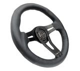NRG Reinforced Steering Wheel (320mm) w/Carbon Center Spoke RST-002RCF