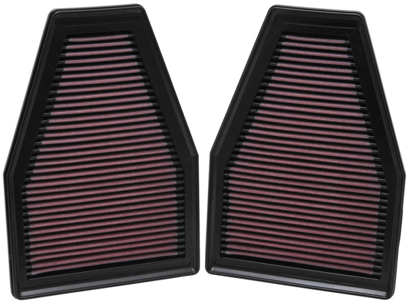 K&N Replacement Air Filter 12-13 Porsche 911 3.4L / 12 911 3.8L / 13 911 3.6L / 13 911 Carrera 3.8L 33-2484