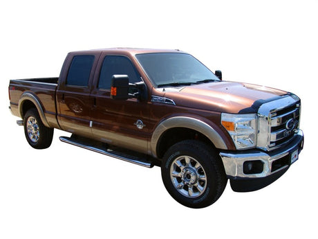 AVS 11-16 Ford F-350 Aeroskin Low Profile Acrylic Hood Shield - Smoke 322022