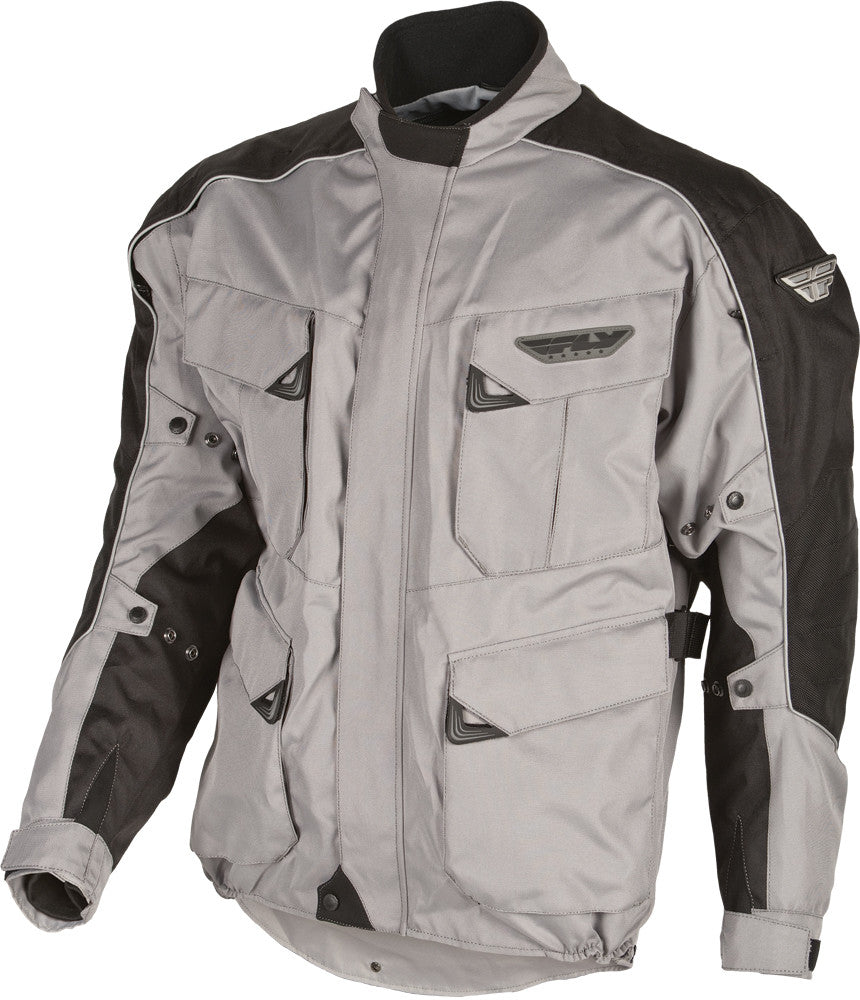 FLY RACING Terra Trek 3 Jacket Silver/Black 3x #5791 477-2064~7