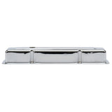 Edelbrock Valve Cover Signature Series Chevrolet 1959-1986 262-400 CI V8 Low Chrome 4449