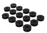 Energy Suspension 55-73 Jeep CJ5/CJ7/CJ8 Scrambler Black Body (Cab) Mount Set 2.4101G