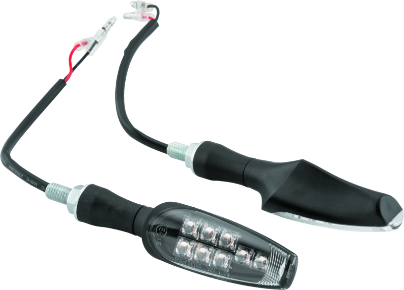 BikeMaster 8 Led Turnsignals Pair - Black 266265