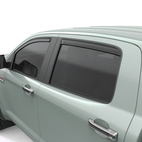 EGR 07-12 Toyota Tundra Crew Max In-Channel Window Visors - Set of 4 - Matte (575195) 575195