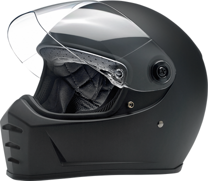 BILTWELL Lane Splitter Helmet - Flat Black - Large 1004-201-104