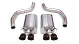 Corsa 06-13 Chevrolet Corvette C6 Z06 7.0L V8 Black Sport Axle-Back Exhaust 14164BLK