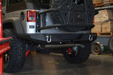 DV8 Offroad 07-18 Jeep Wrangler JK Rear Bumper Full Length RBSTTB-09
